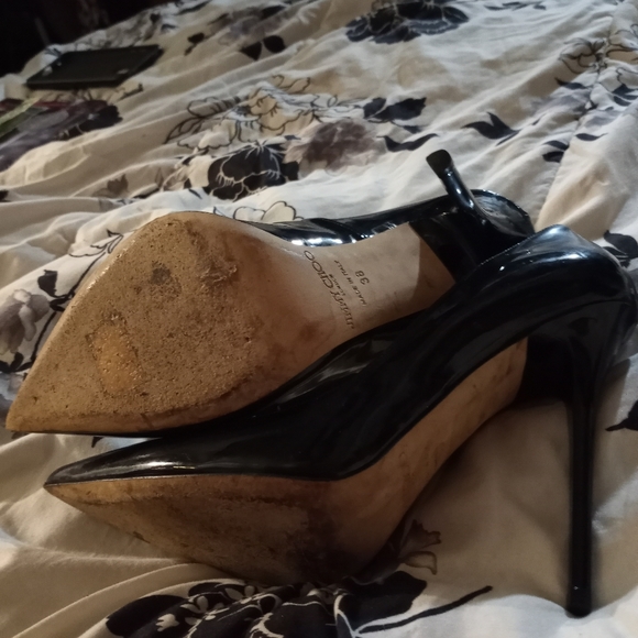 Jimmy Choo Anouk black patent leather pumps - Picture 3 of 3